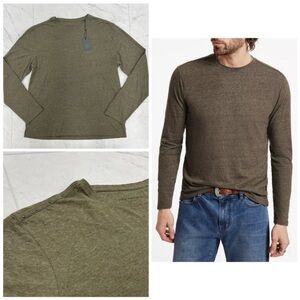 John Varvatos 🌹🌹🌹Msrp 128.00Olive Green Long Sleeve Shirt